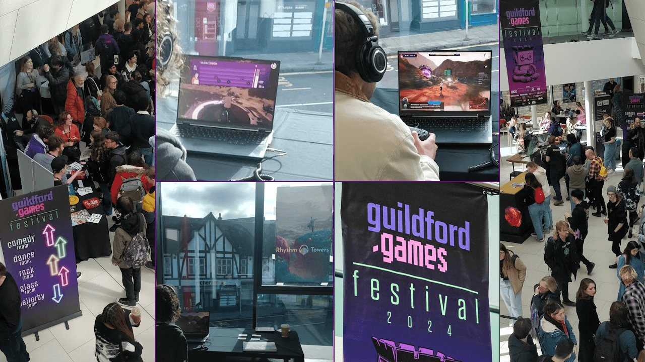 Exhibiting Rhythm Towers at the Guildford Games Festival